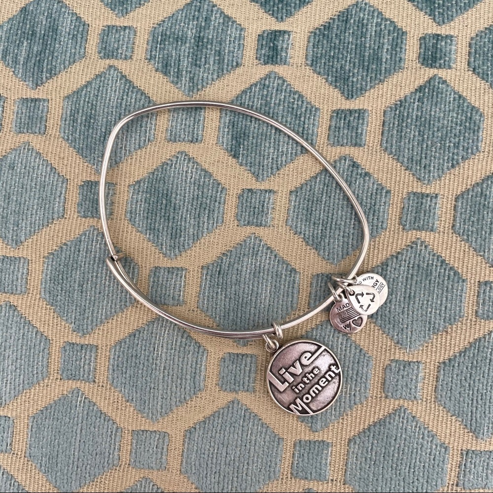 Alex & Ani “Live in the Moment” Charm Bracelet